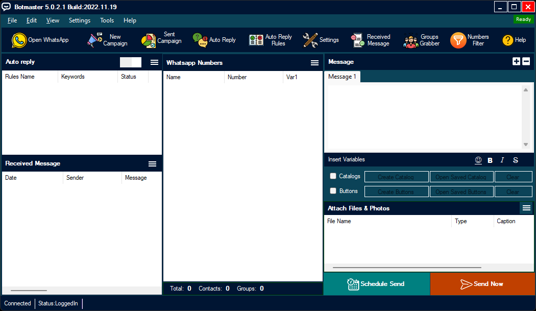 BotMaster Software Interface